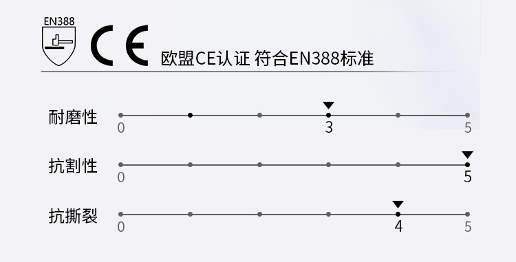 賽立特B-1000經濟型通用5級防割手套圖片6