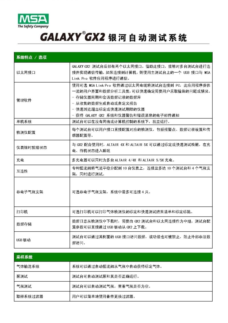 梅思安10128653天鷹智能測試系統圖片6