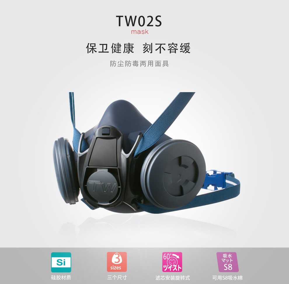 重松TW02S防毒面具圖片2