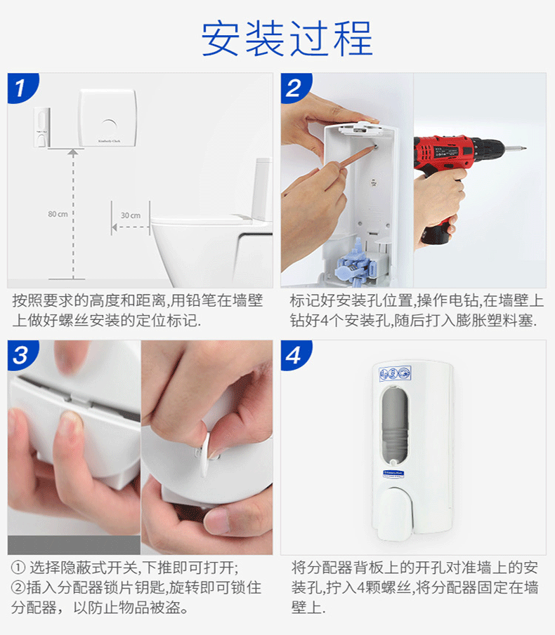 金佰利07135馬桶坐墊分配器12