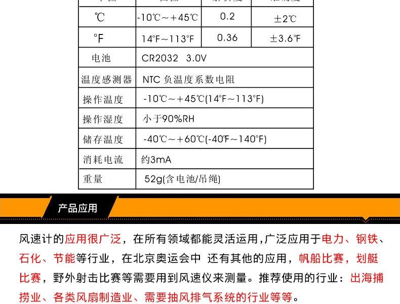 希瑪AR816+風速計圖3