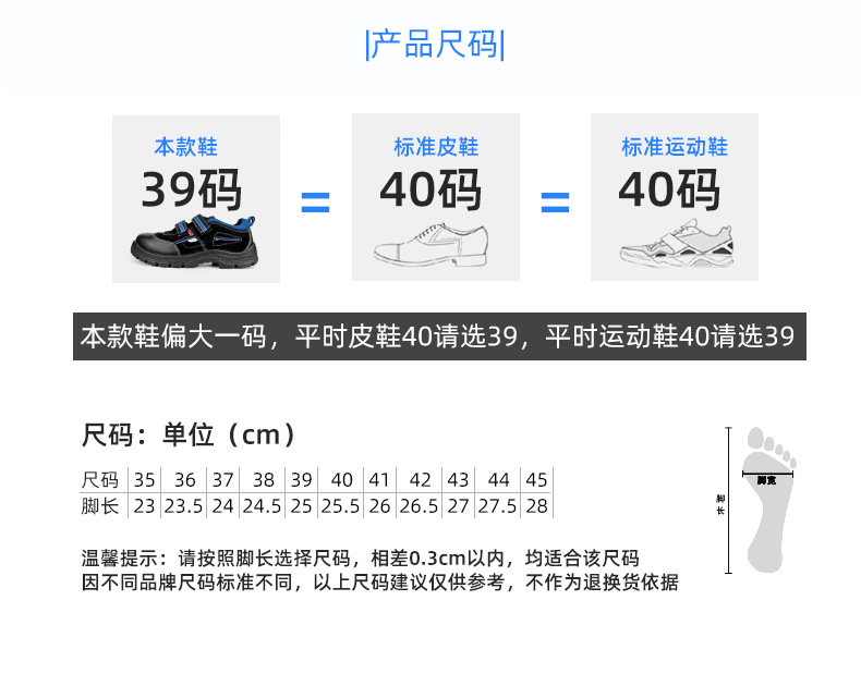 盾王9389透氣防砸防刺穿安全鞋圖片7