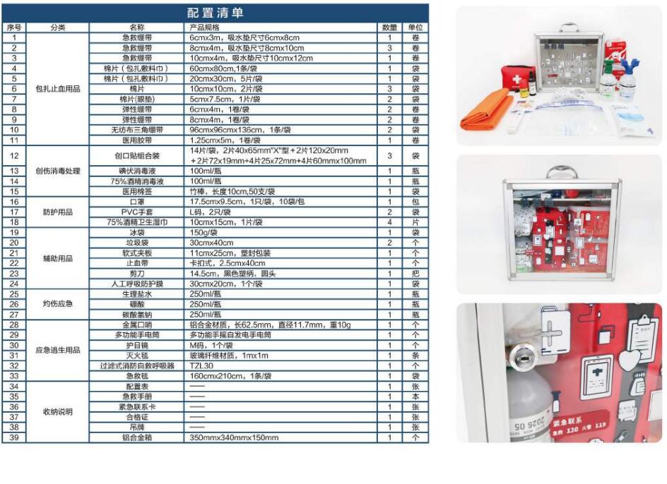 藍帆醫療BG-L002實驗室急救箱圖片