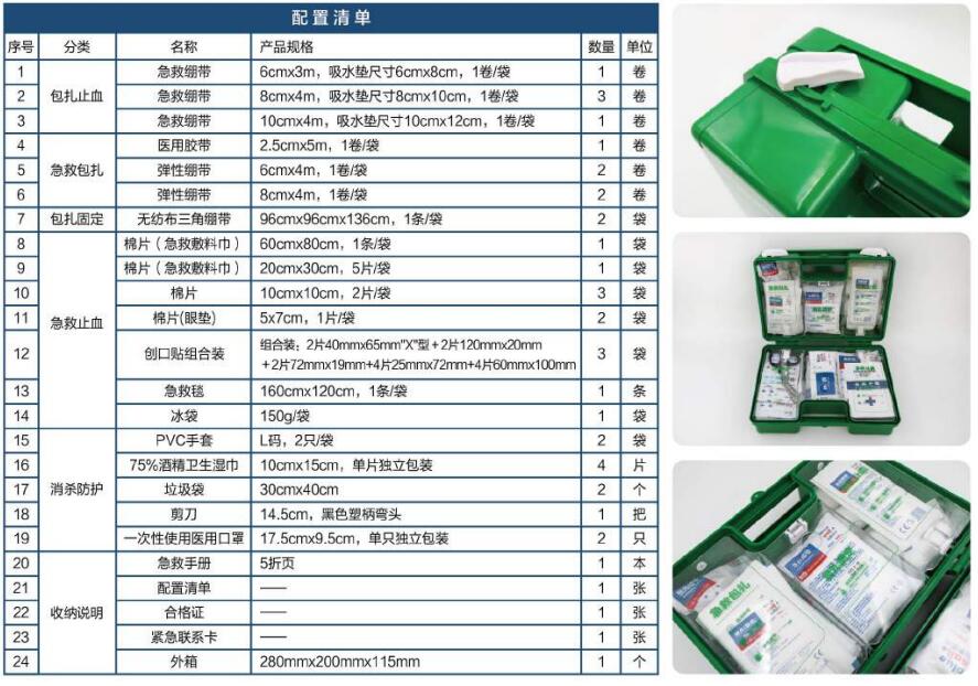 藍帆醫療BG-A001工作場所急救箱圖片