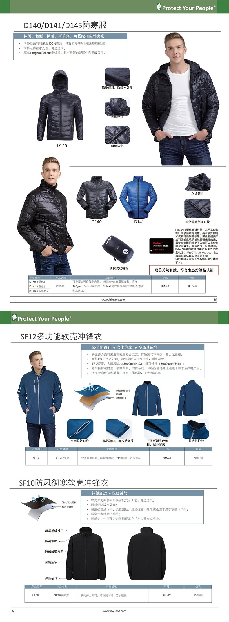 雷克蘭SF10搖粒絨內襯防寒服圖片2