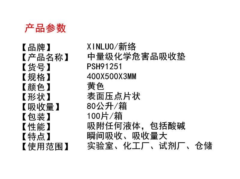 新絡PSH91251中量級吸收墊1