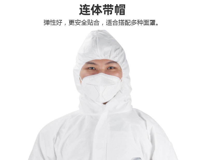 杜邦ProShield60防護服P6127S帶帽連體